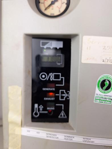 Used Domnick Hunter Nitrox Z UHPZN1001 Nitrogen Generator