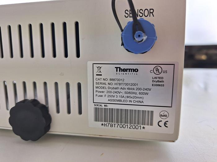 Used Thermo Scientific Drybath Adv 4blck Dry Bath/Block Heater