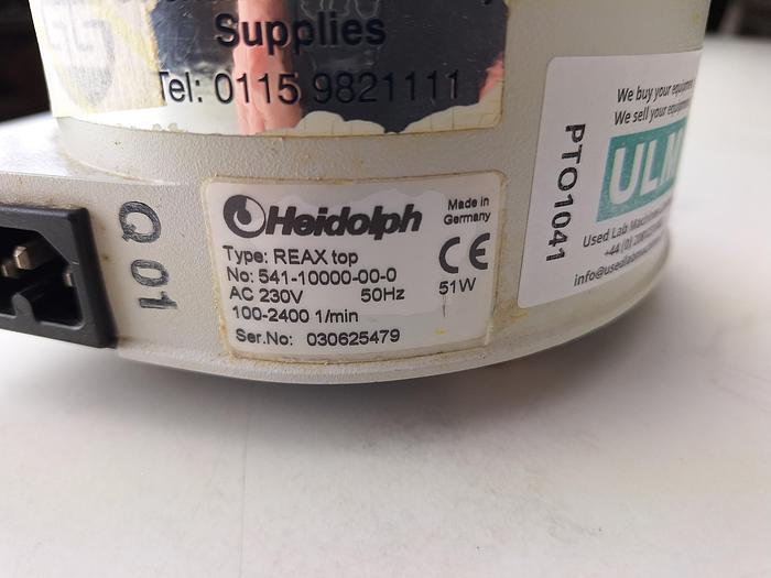 Used Heidolph Reax Top Vortex Mixer