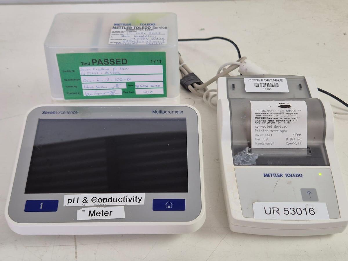 Used Mettler Toledo Sevenexcellence + Printer