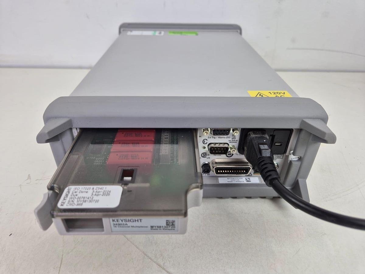 Used Agilent 34970a Data Loger Switch Unit