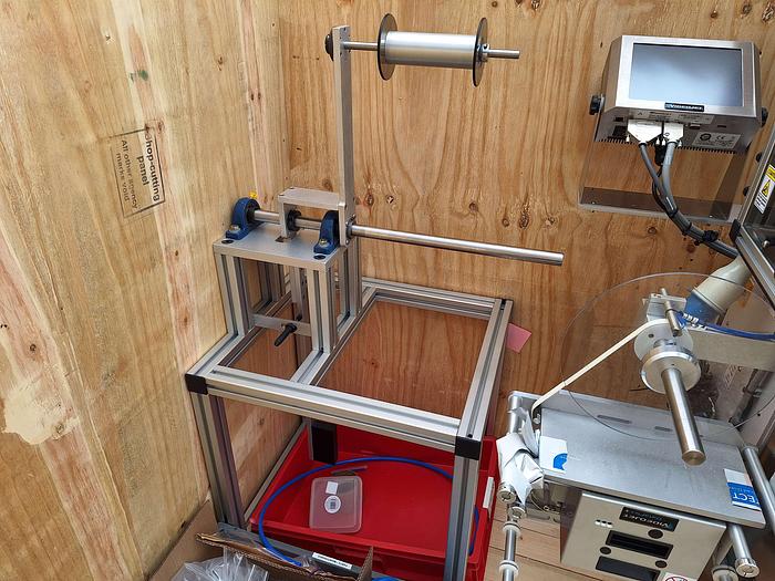 Used Quickpouch Automated Form-Fill Seal Packaging Machine with Videojet Dataflex Printer for Quickpouch Auto loader