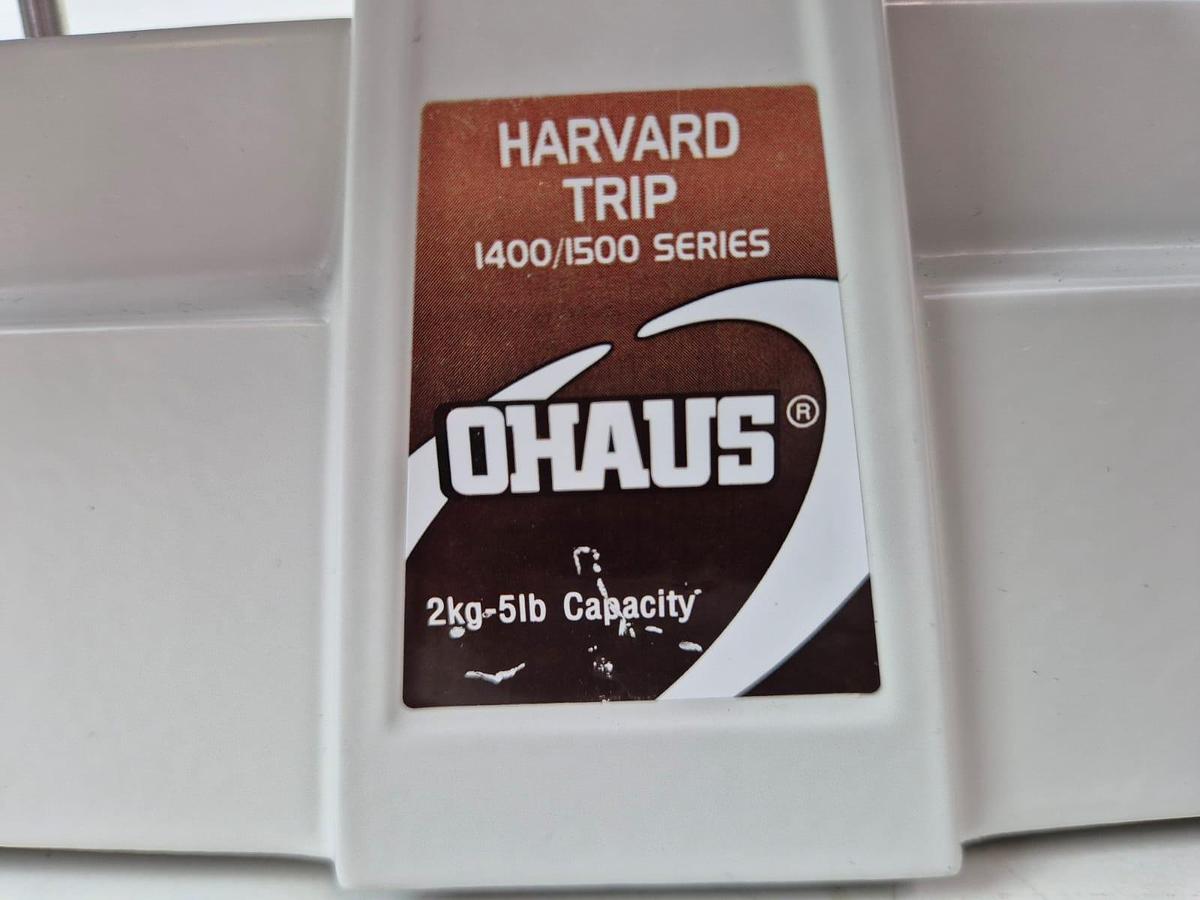 Used OHaus Harvard Trip 1400/1500 Scales 2-5ib Capacity Mechanicle Balance