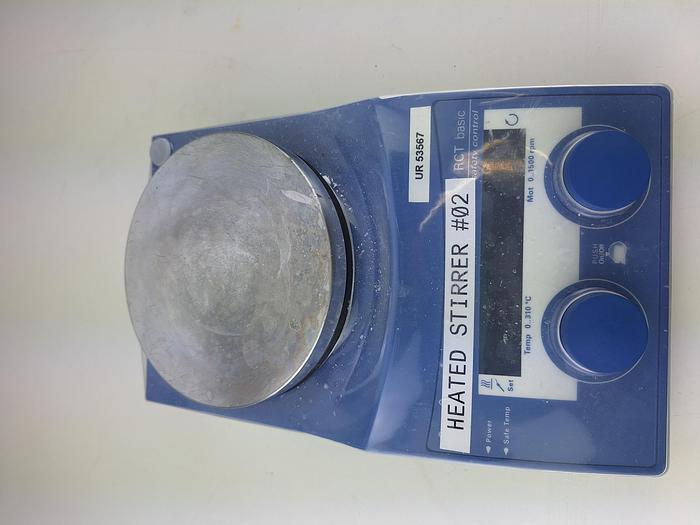 Used IKA RCT B S002 Heating Magnetic Stirrer