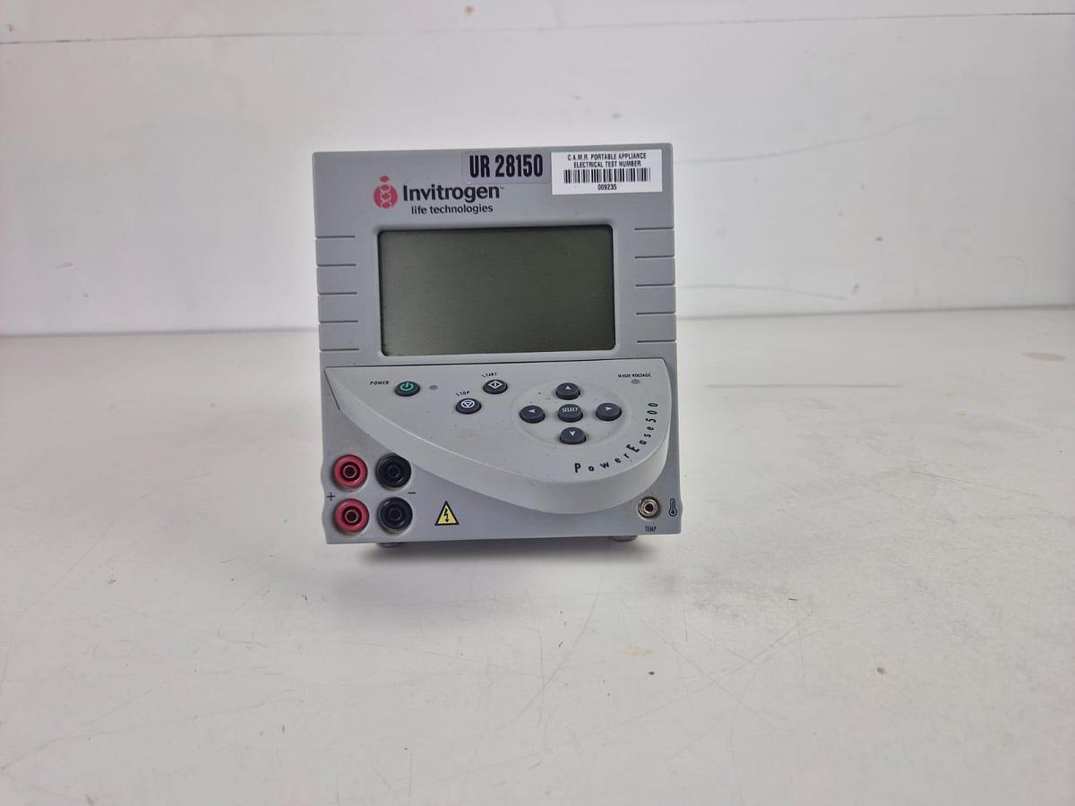 Used Invitrogen PowerEase 500 Power Supply