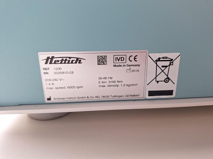 Used Hettich Rotofix 32A Centrifuge