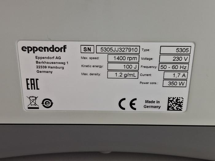 Used Eppendorf AG Concentrator