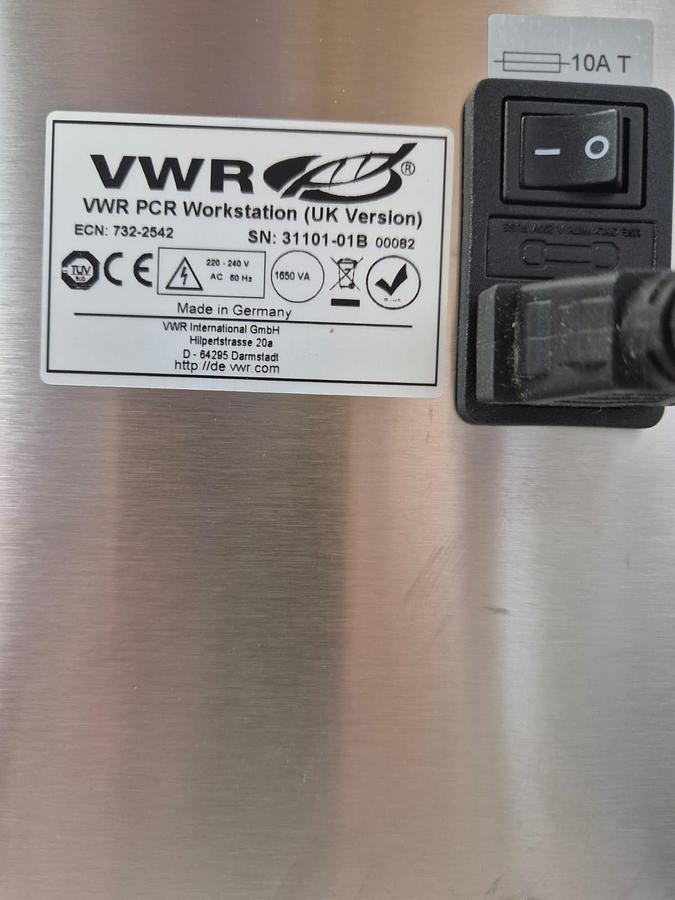 Used VWR PCR 732-2541 Workstation