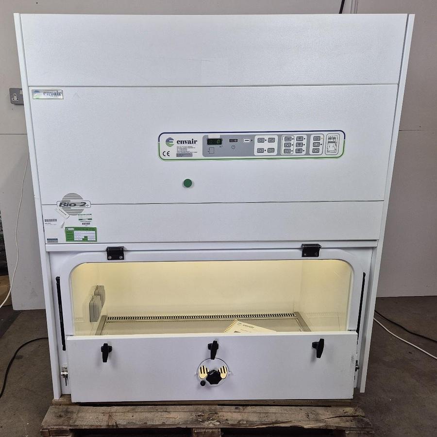 Used Envair Technology B102 Microbiological Safety Cabinet + Stand