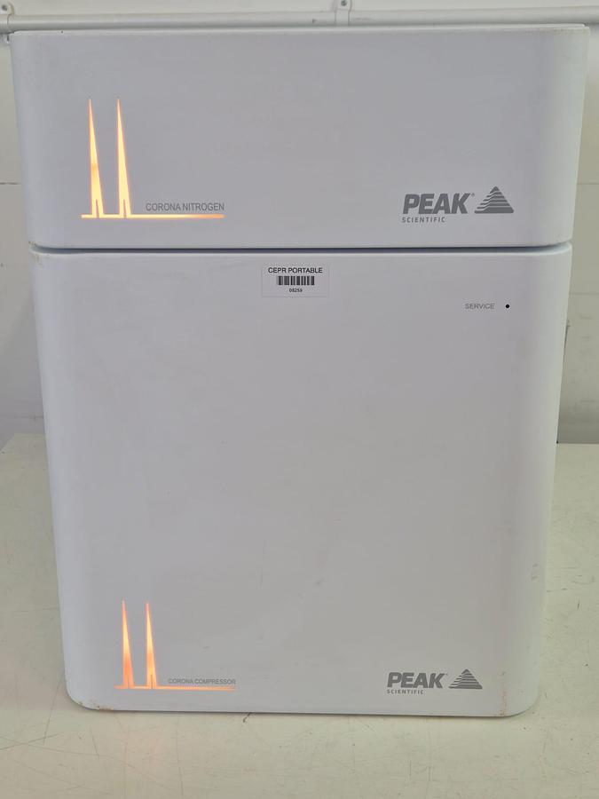 Used Peak Scientific Nitrogen Generator Corona 1010 + Corona compressor