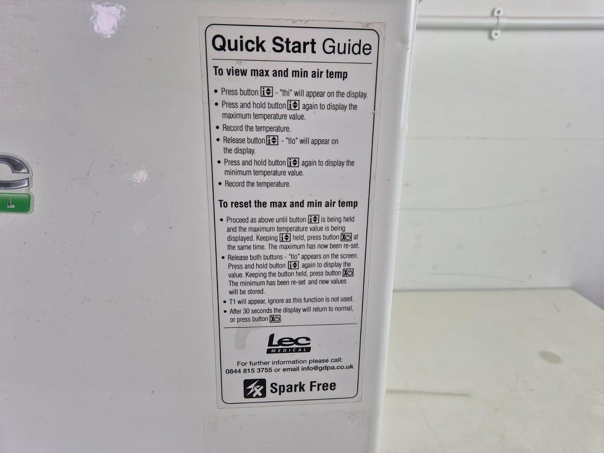 Used Lec Medical ISU27C Refrigerator