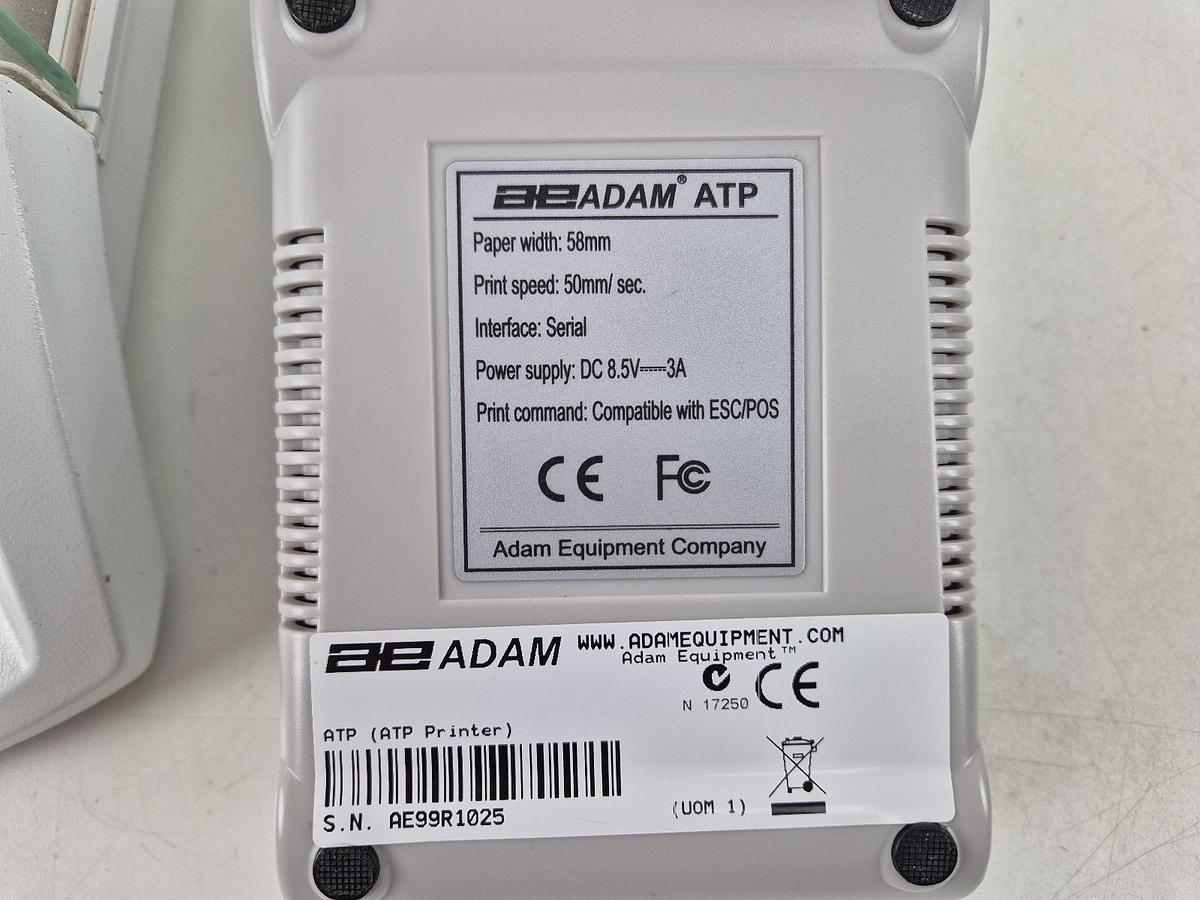 Used Adam Solent PW124 Analytical Balance + ATP Printer