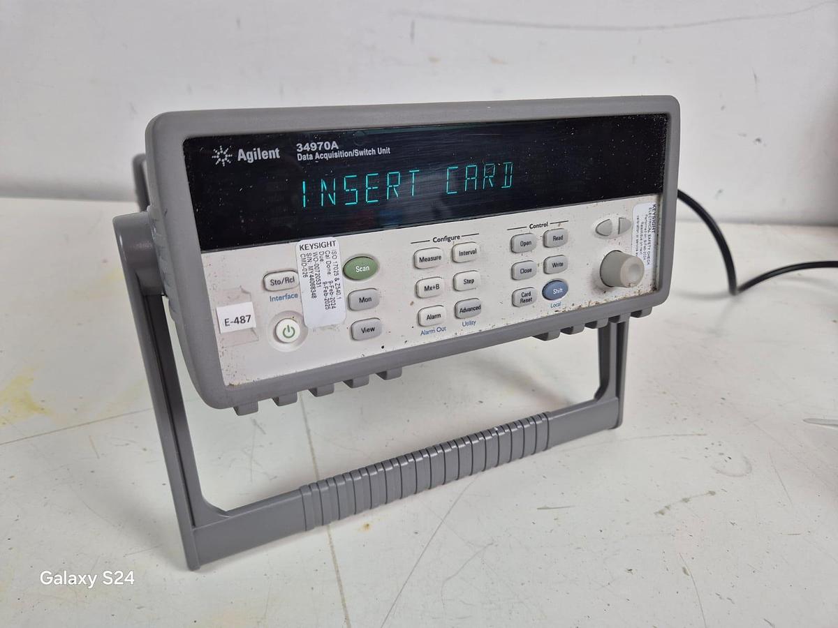 Used Agilent 34970A Data Aquisition Switch Unit