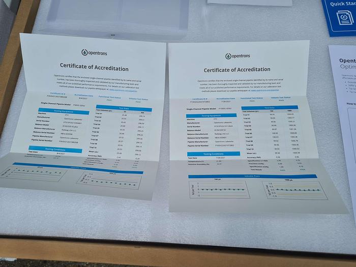 Used Unused Opentrons OT-2 with HEPA module Liquid Handling Robot in original packaging