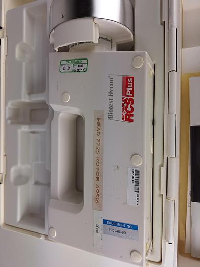 Used Biotest Hycon RCS Air Sample Plus Air Sampler