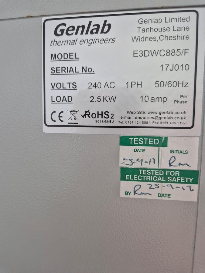 Used E3 Energy Efficient Insulated Warming Cabinet