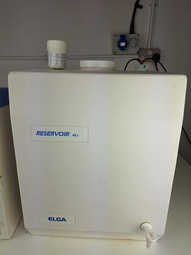 Used Elga Purelab Option Water Purification System with 40l Tank