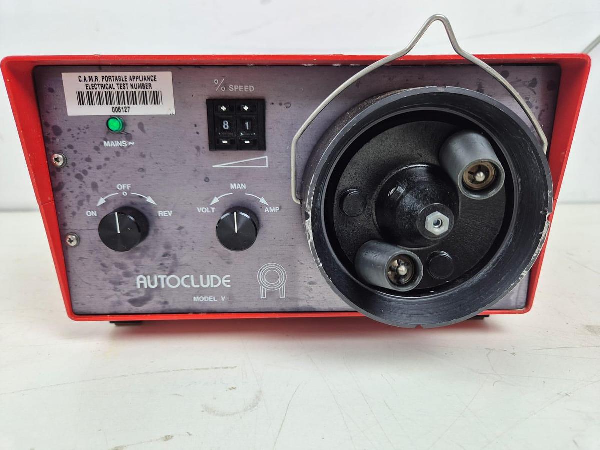 Used Autoclude Model V Peristaltic Pump