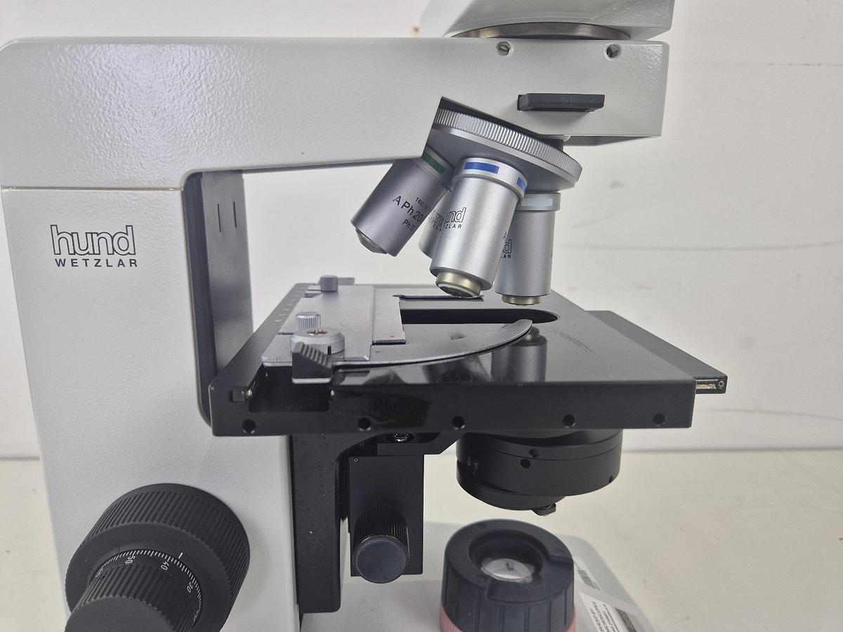 Used Hund Wetzlar H600/12 Microscope 
