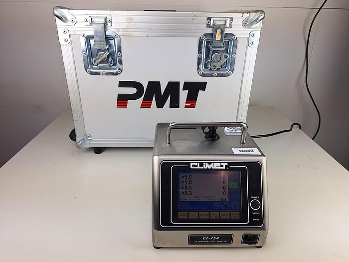 Used Climet CI-754-03 Portable Airborne Particle Counter