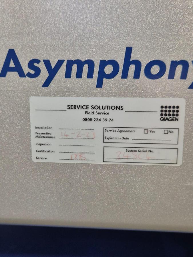 Used Qiagen QIAsymphony SP Sample Preparation DNA RNA Purifications