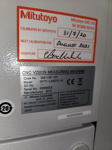 Used Mitutoyo 202TP Vision Measuring System