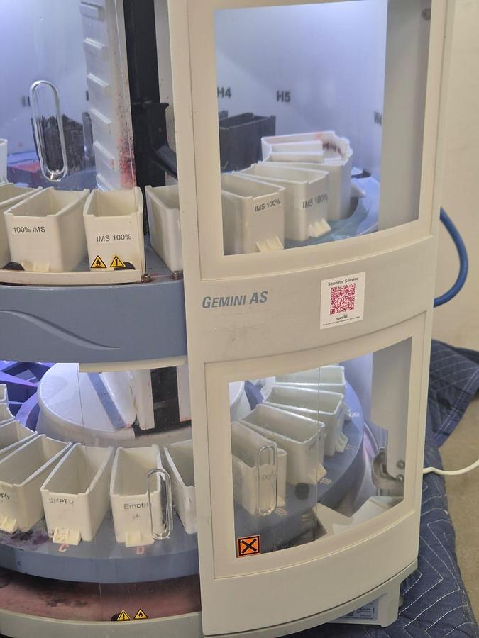 Used Thermo Scientific  A8150001 Gemini AS Heated Slide Stainer