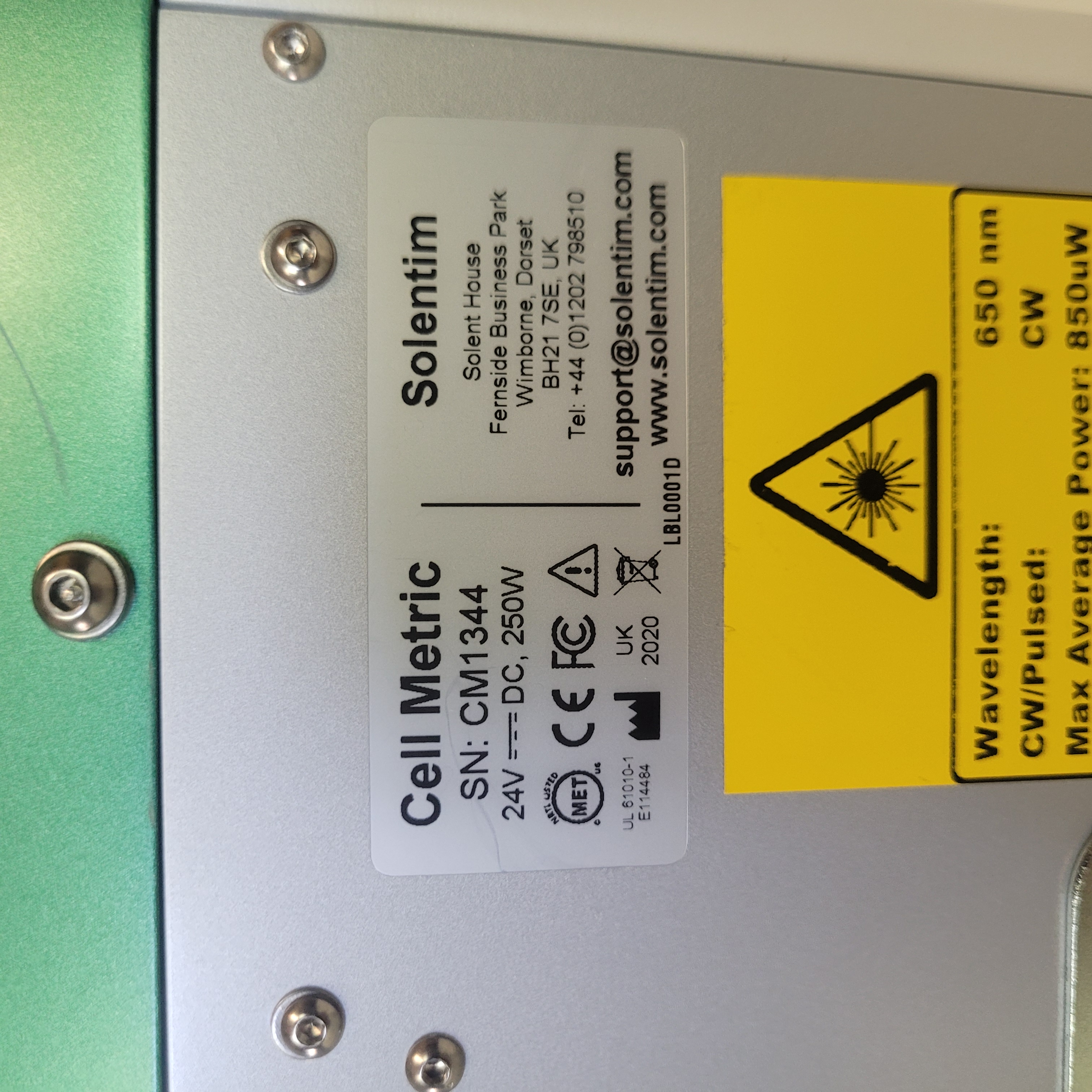 Used Solentim Cell Metric