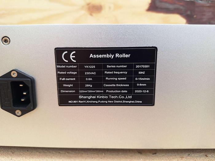 Used Kinbio Tech YK1225-Shanghai Assembly Roller Conveyor