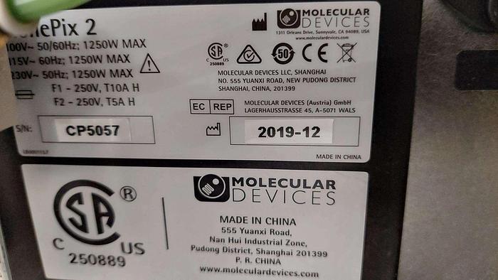 Used Molecular Devices ClonePix 2 2019 with Compressor