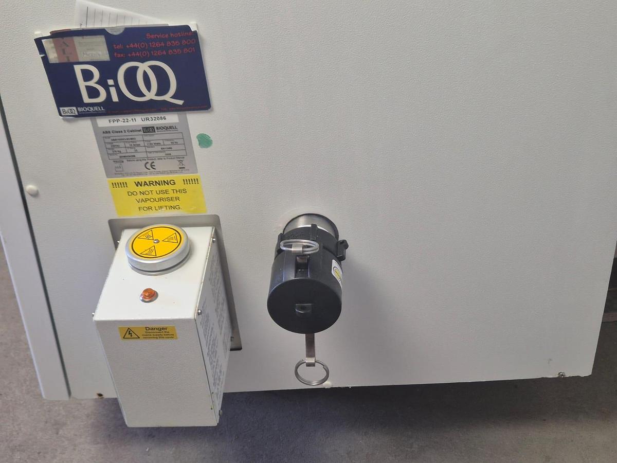 Used Bioquell Microflow Bio Safety Cabinet Class