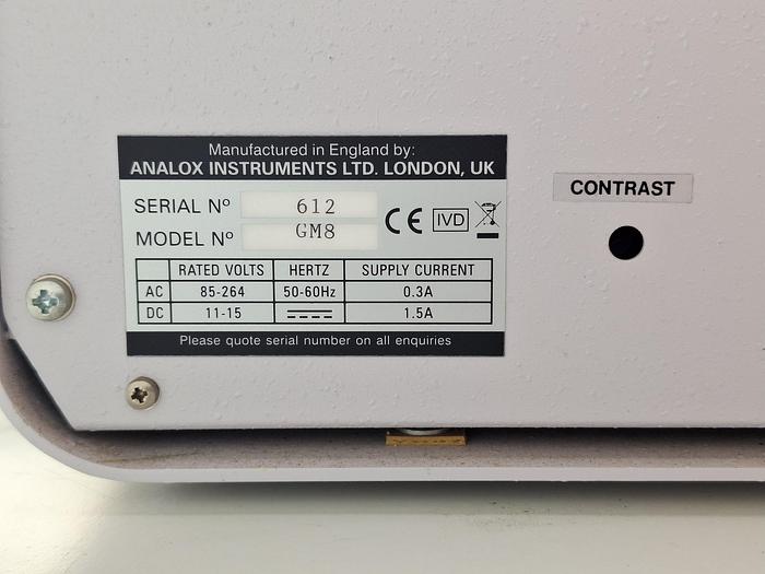 Used Analox GM8 Micro-Stat