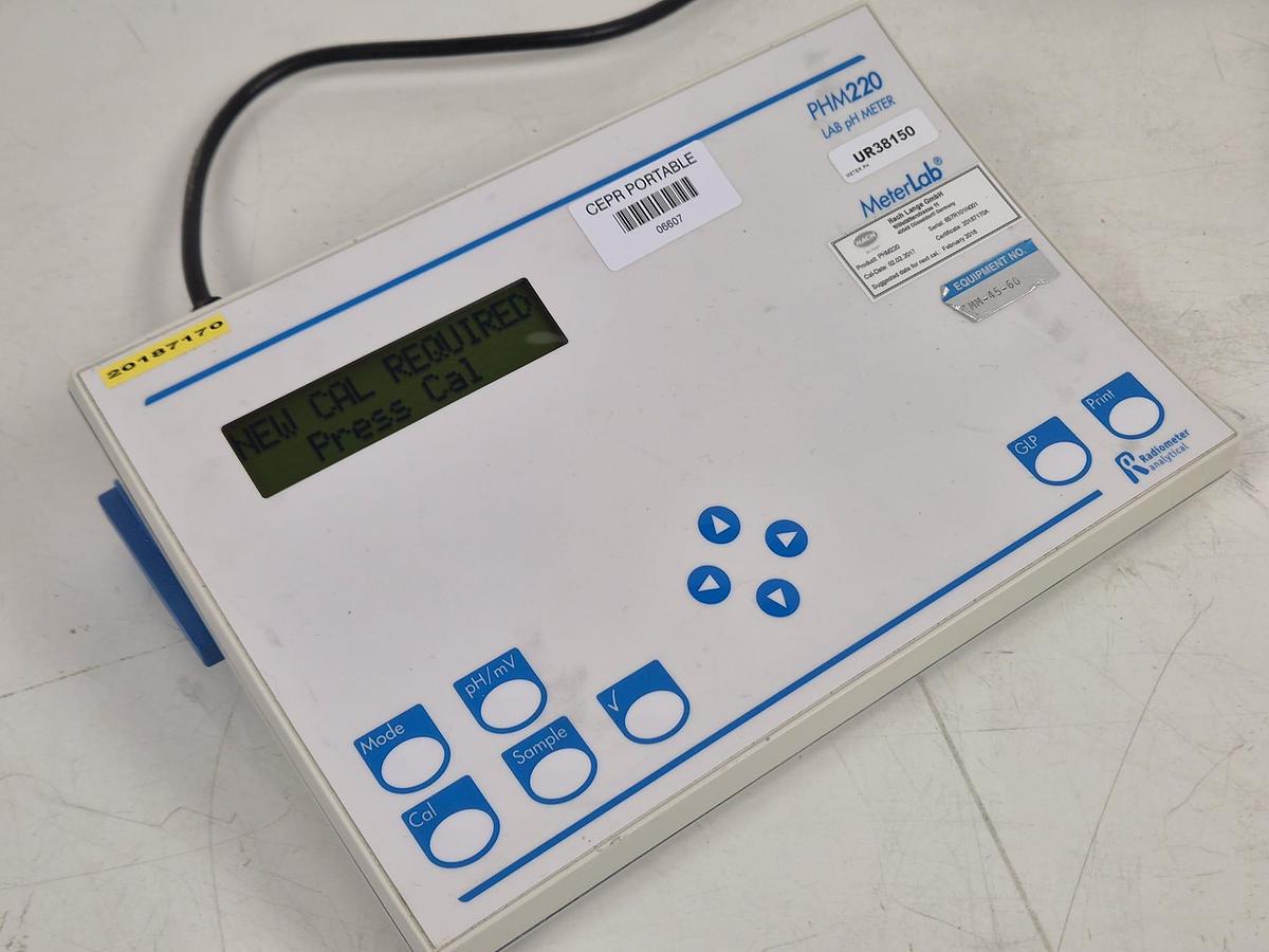 Used Radiometer Analytical MeterLab PHM220 Lab PH Meter