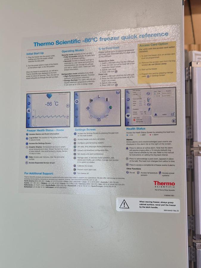 Used Revco UXF300 UXF Freezer