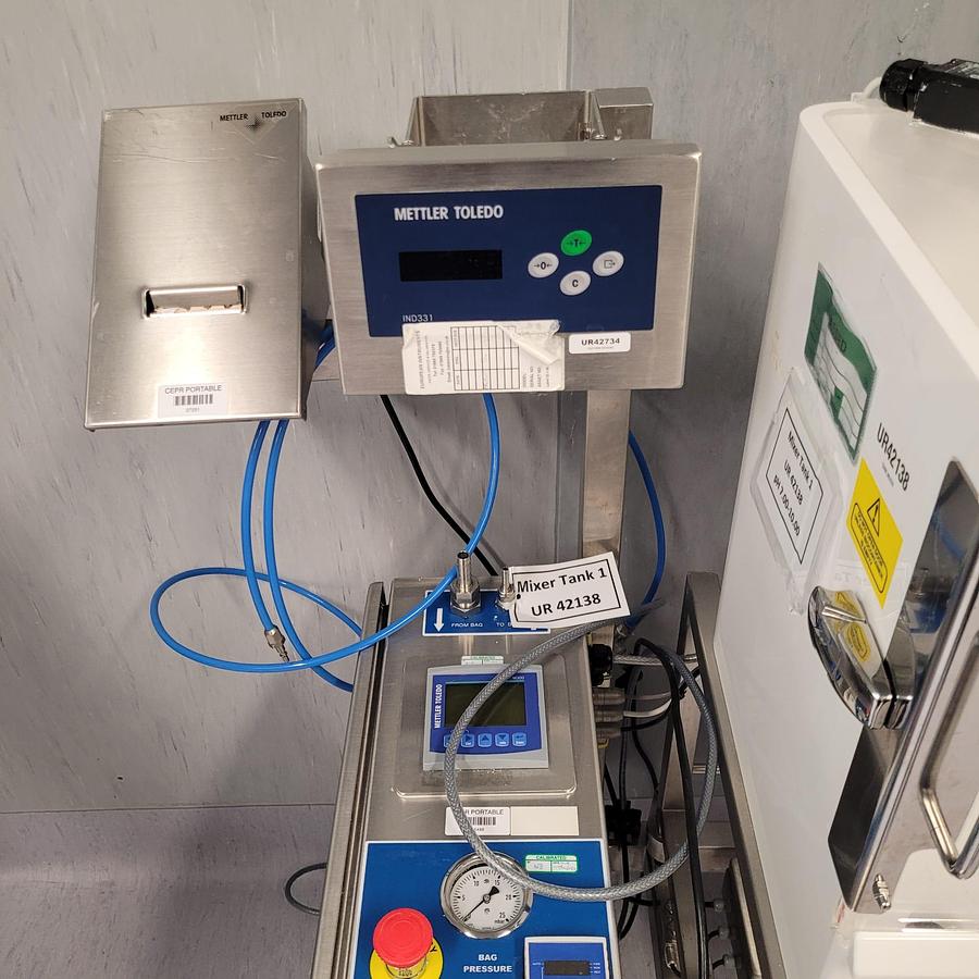 Used Pall Allegro 50 L Standard Mixer and Weigh Platform