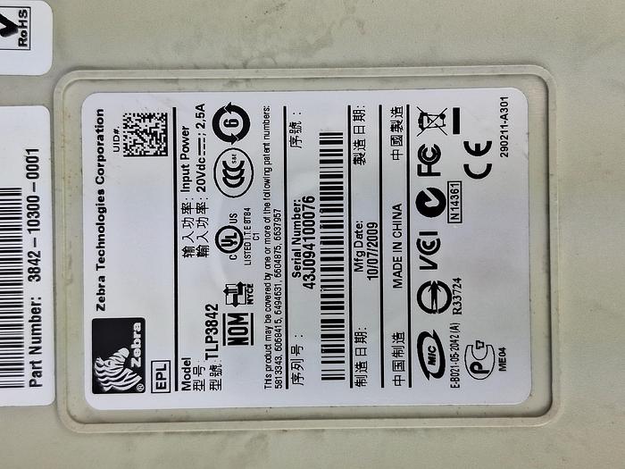 Used Zebra TLP 3842