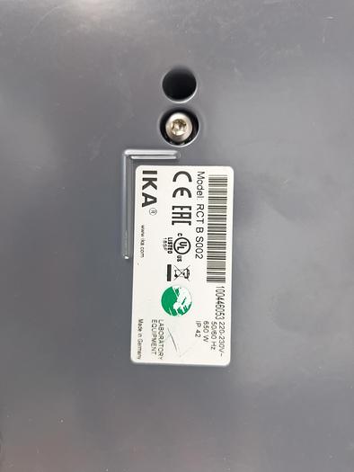 Used IKA RCT B S002 Heating Magnetic Stirrer