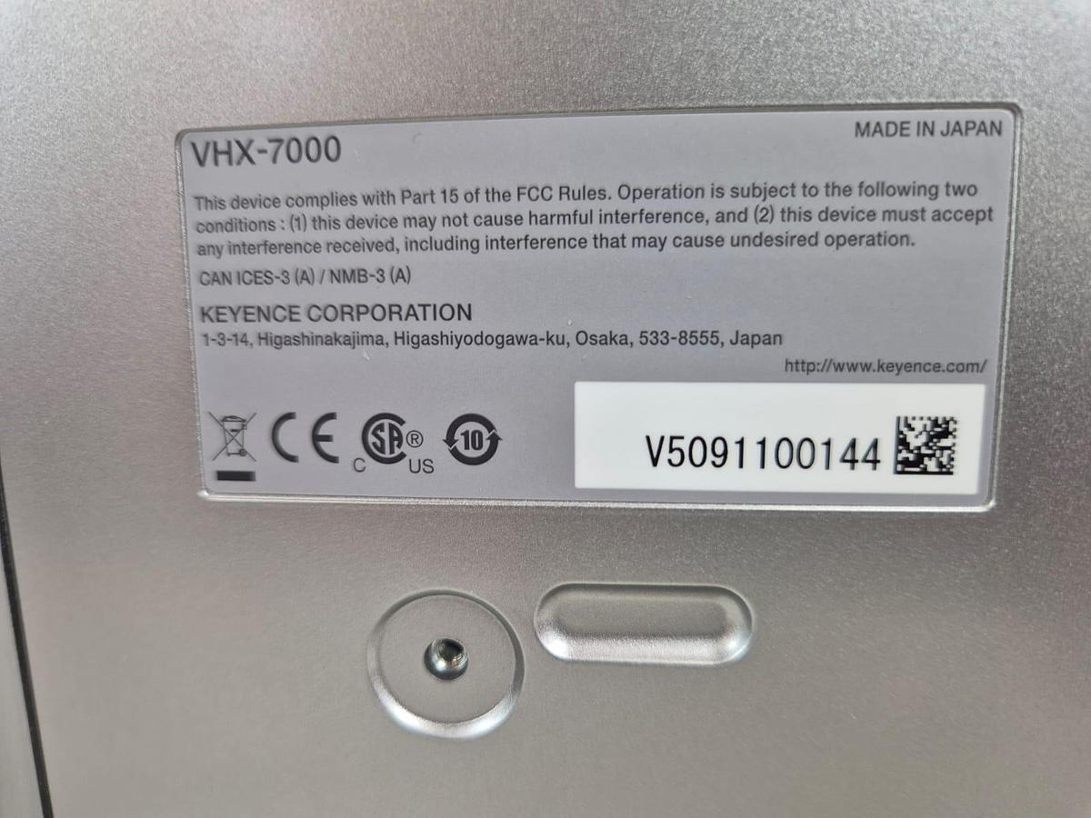 Used Keyence VHX‑700 digital microscope system