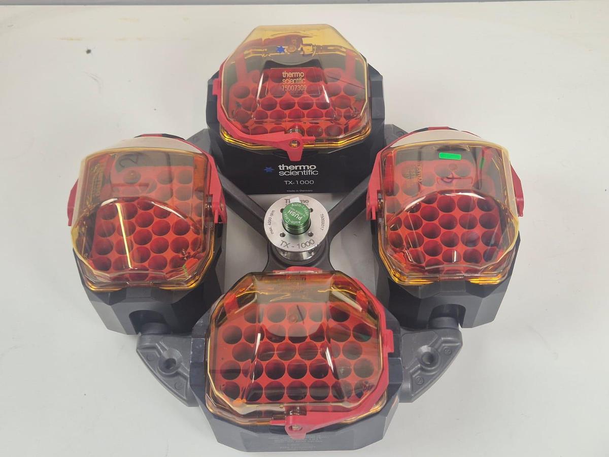 Used Thermo Scientific TX-1000 Buckets x 4 + Rotor