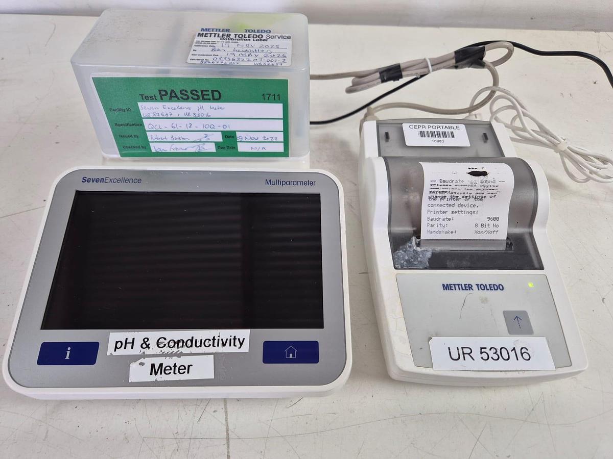 Used Mettler Toledo Sevenexcellence + Printer