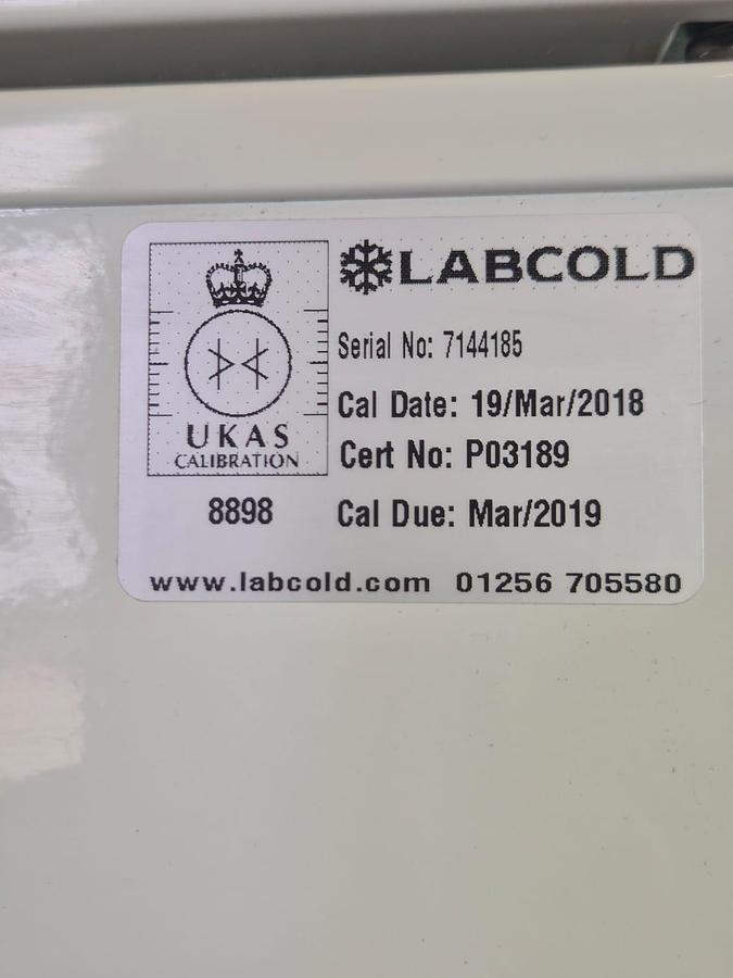 Used Labcold RLVF1514 Freezer