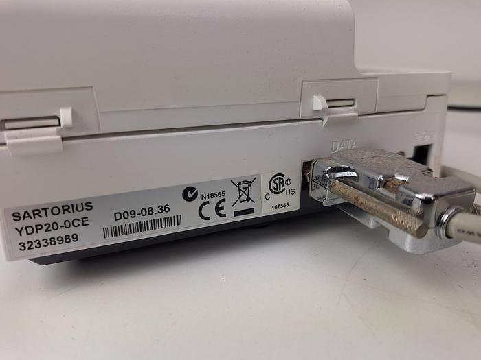 Used Sartorius Cubis MCE10202S-2S00-0 Balance with Printer