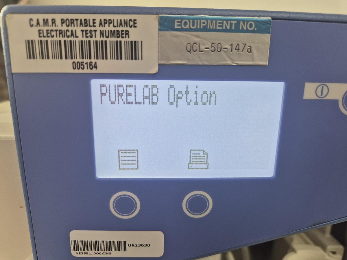 Used ELGA PURELAB DV 35 Storage reservoir docking vessel