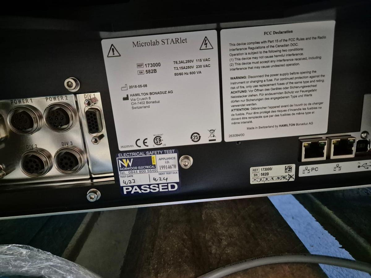 Used Hamilton Microlab LET M