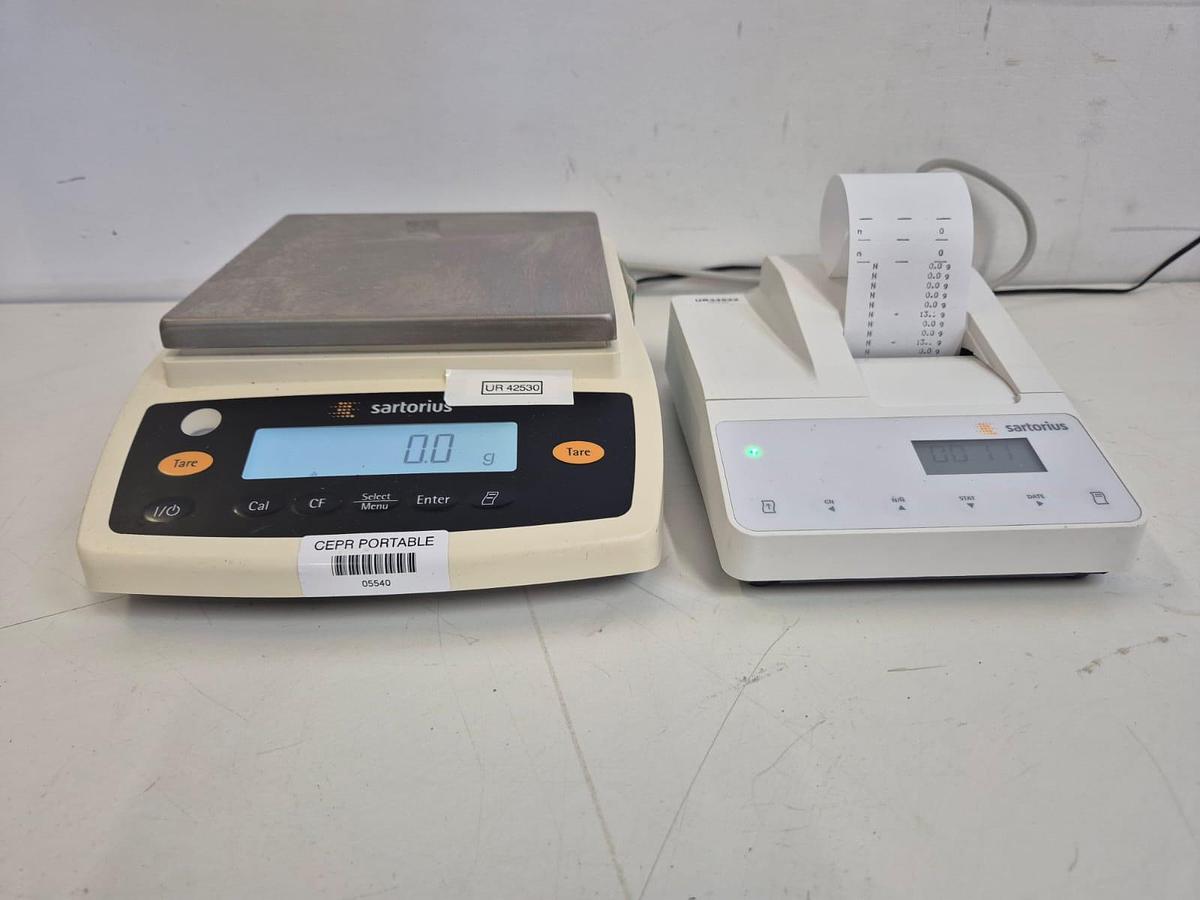 Used Sartorius ENTRIS2201l-1S  Balance +Tare Printer