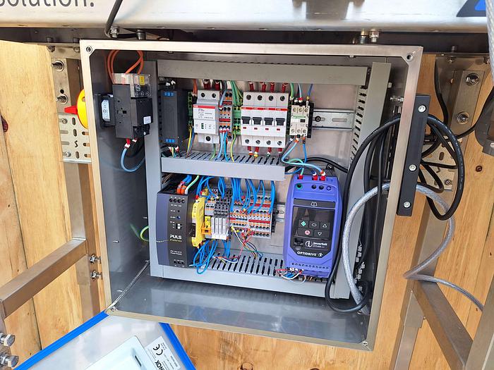 Used Clearmark ICE Viper plus Thermal Inkjet Coder with Stainless Steel Conveyor