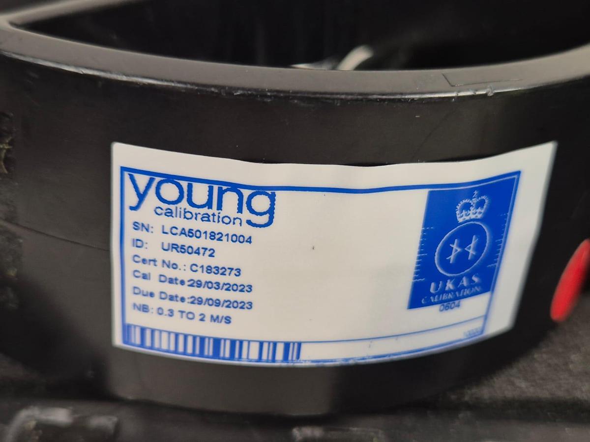 Used TSI Airflow LCA501 Rotating Vane Anemometer in Case