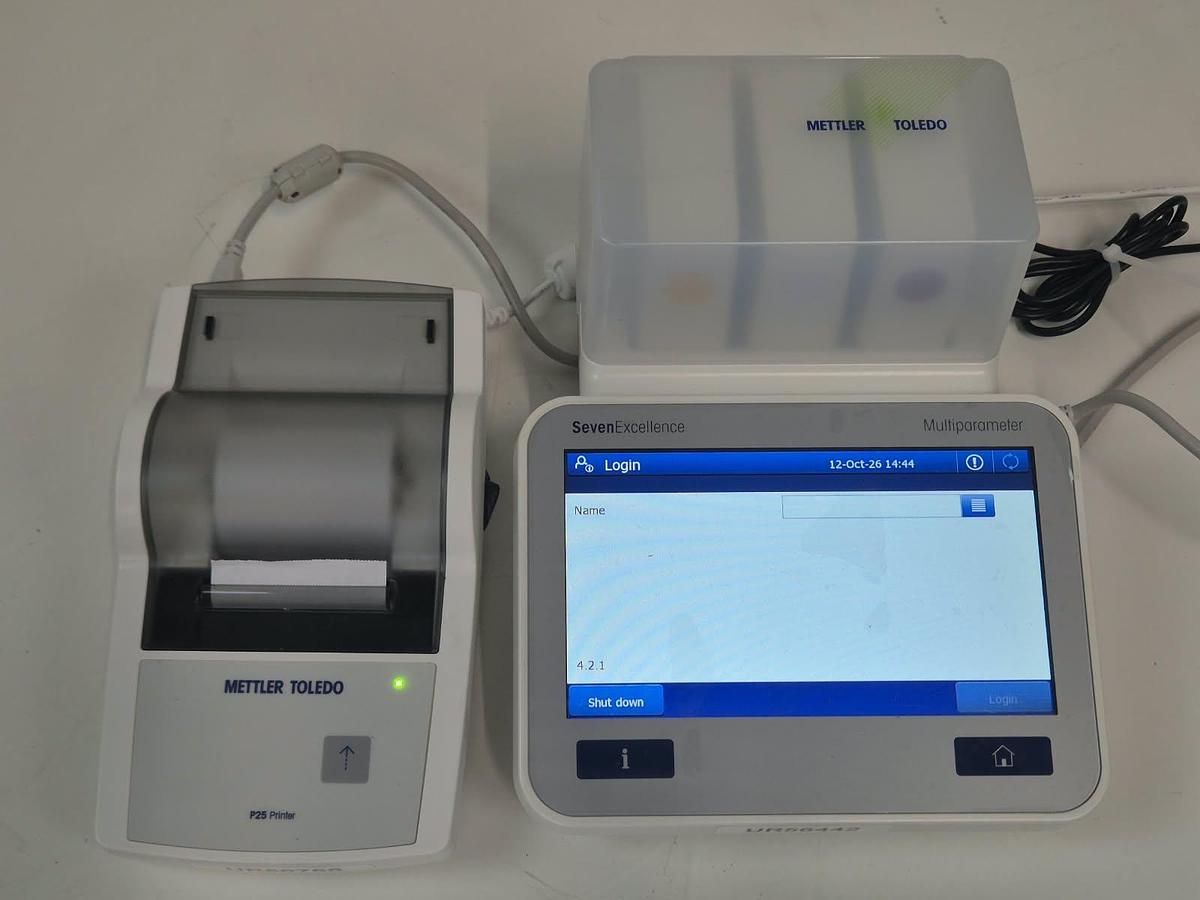 Used Mettler Toledo Seven Exellence + Multiperameter P25 Printer