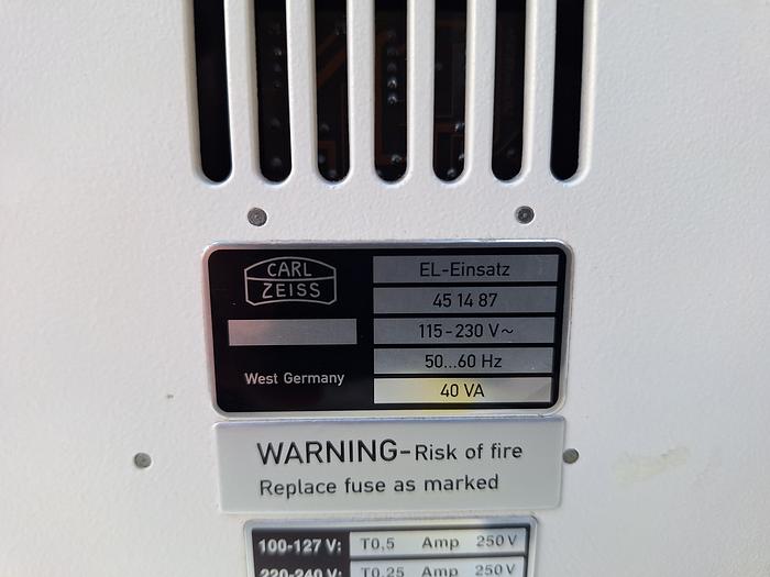 Used Zeiss Axioscope Microscope