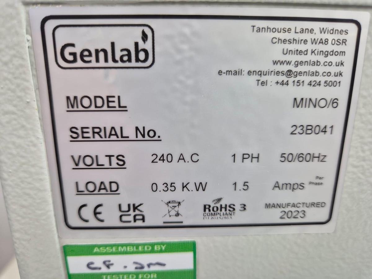 Used Genlab MINO/6 Oven 6L
